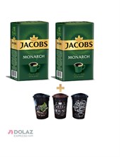 Jacobs Bardak ve Filtre Kahve Paketi | dolazexpress.com 2 Adet Jacobs Filtre Kahve 3 Adet Kahve Bardağı 
